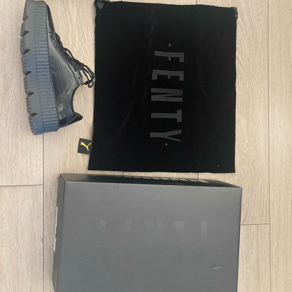 Puma Fenty Women’s Black Creeper Platform Sneakers